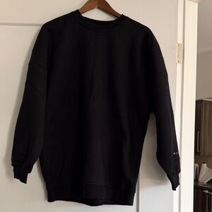 Men's Black Crewneck Sweater - Classic Pullover